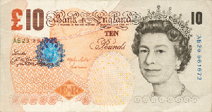 Великобритания: банкнота номиналом 10 фунтов стерлингов выпуска 2000 года выведена из обращения