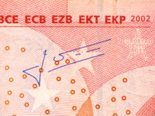 Факсимиле подписи Ж.-К. Трише – Президента Европейского центрального банка в период с 1 ноября 2003 г. по 31 октября 2011 г.